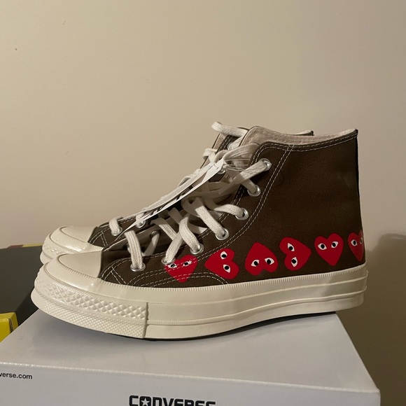 Comme Des Garcons Play X Chuck Taylor All Star High Play - Picture 3 of 3
